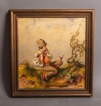 fluitspelende jongen ==Gustav Eyer 1887 - 1956==, Ophalen of Verzenden