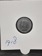 10 cent 1918 koningin Wilhelmina, Postzegels en Munten, Munten | Nederland, Zilver, Ophalen of Verzenden, 10 cent, Koningin Wilhelmina