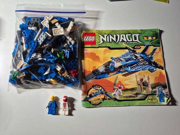 Lego Ninjago 9442 Jay's Storm Fighter (95% compleet), Kinderen en Baby's, Speelgoed | Duplo en Lego, Zo goed als nieuw, Lego, Losse stenen