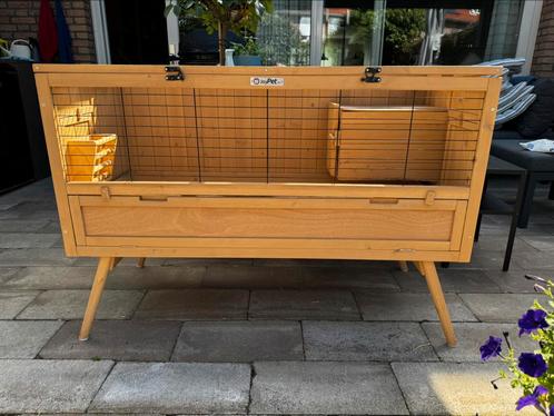 Joupet konijnhok Nina, Dieren en Toebehoren, Knaagdieren en Konijnen | Hokken en Kooien, Gebruikt, Hok, 60 tot 90 cm, 110 cm of meer