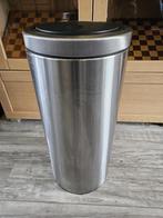 Brabantia touch bin 30 liter afvalemmer - prullenbak - Kliko, 20 tot 30 liter, Ophalen, Gebruikt, Rvs
