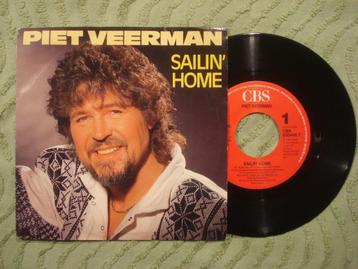 Piet Veerman 7" Vinyl Single: ‘Sailin’ home’ (NL) The Cats beschikbaar voor biedingen