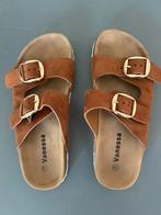 Leuke dames sandalen / slippers maat 38, Ophalen, Vanessa, Bruin, Sandalen of Muiltjes