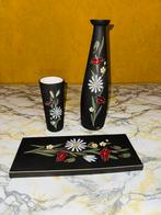 H. Kroon L’ Ancora drie vazen en tegel set, Ophalen