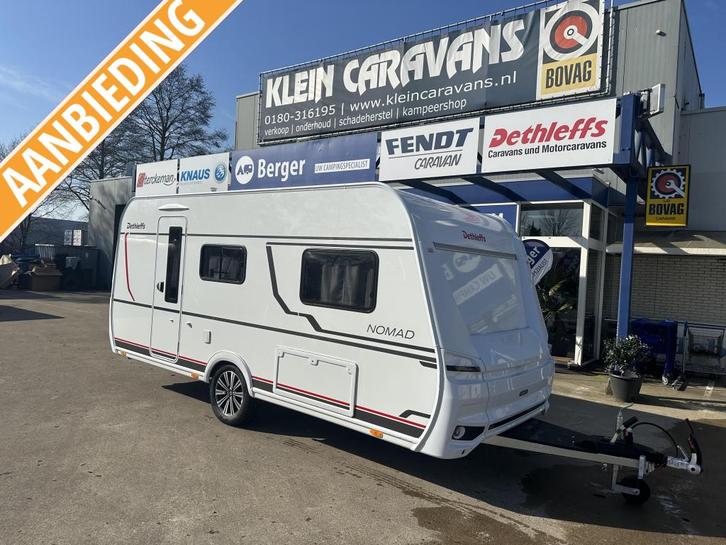 Dethleffs Nomad 460 EL +vloerverwarming+ATC+, Caravans en Kamperen, Caravans, Bedrijf, tot en met 3, 1000 - 1250 kg, Standaardzit