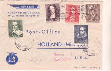POST - OFFICE   HOLLAND   ( MICHIGAN)  1947 beschikbaar voor biedingen
