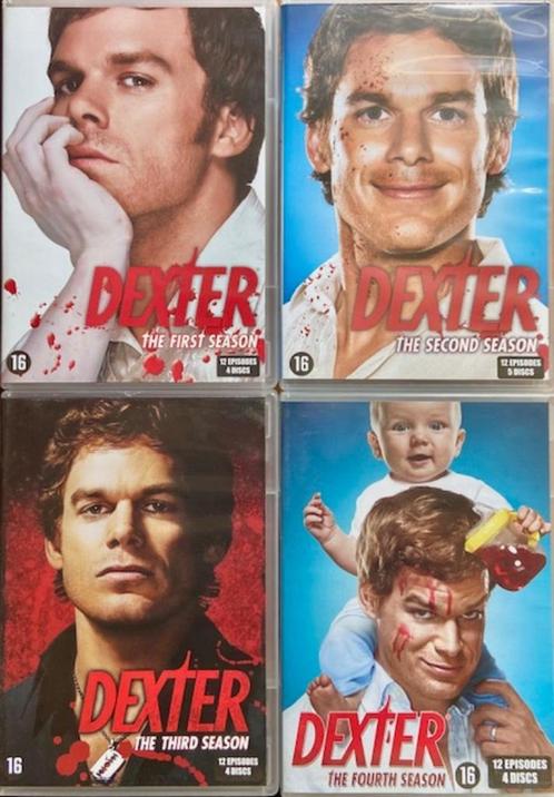 DEXTER Seizoen 1-4, Cd's en Dvd's, Dvd's | Tv en Series, Gebruikt, Thriller, Boxset, Vanaf 16 jaar, Ophalen of Verzenden