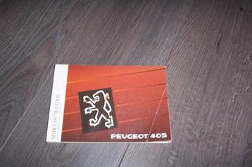 Gebruikershandleiding voor PEUGEOT 405   1987/1997  . beschikbaar voor biedingen