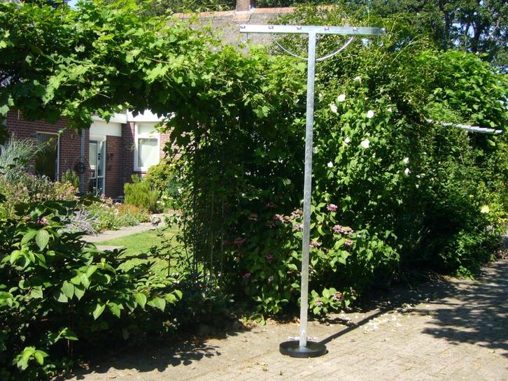 Robuuste ijzersterke waslijnpalen 125cm breed onderhoudsvrij, Tuin en Terras, Droogmolens en Wasrekken, Nieuw, Overige typen, Ophalen