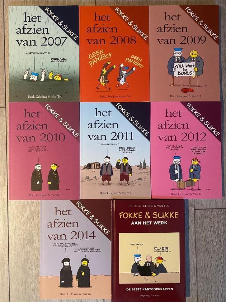Fokke & Sukke albums (8 stuks), Boeken, Humor, Zo goed als nieuw, Cartoons, Ophalen of Verzenden
