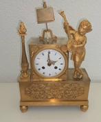 Vergulde Bronzen Pendule, Ophalen of Verzenden
