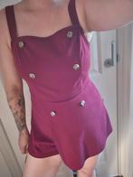 Zaful jumpsuit L 40 bordeaux rood zomer zonder mouwen, Maat 42/44 (L), Ophalen of Verzenden, Zo goed als nieuw, Zaful