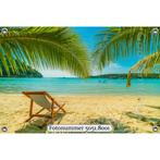 Tuinposter-Schuttingposter Ligstoel  Palmbomen 120x80 cm, Verzenden, Nieuw, Good Smiling, Info@goodsmiling.com