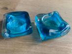 Mdina Glass, waxinelichthouders hand geblazen, Malta, Antiek en Kunst, Ophalen of Verzenden