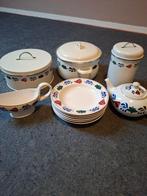 Boerenbont servies, Ophalen