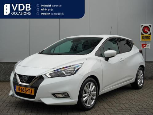 Nissan Micra 1.0 IG-T N-Connecta CarPlay | Park. sensoren |, Auto's, Nissan, Bedrijf, Micra, ABS, Achteruitrijcamera, Airbags