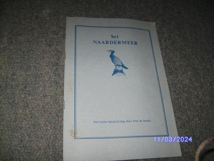 Brochure Het Naardermeer 1980 met 20 blz. Naarden foto ed, Boeken, Geschiedenis | Stad en Regio, Zo goed als nieuw, Ophalen of Verzenden
