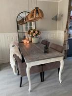 Landelijke Eethoek en salontafel, Huis en Inrichting, Ophalen, 50 tot 100 cm, Zo goed als nieuw, Minder dan 50 cm