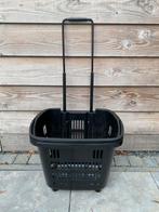 Nieuwe Shop & Roll Winkelmand Op Wielen 34 Liter Zwart, Huis en Inrichting, Ophalen, Kunststof, Mand, Nieuw