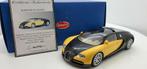 AutoArt Bugatti EB 16.4 Veyron Showcar Black/Yellow 1:18, Ophalen of Verzenden, Nieuw, Auto, Autoart