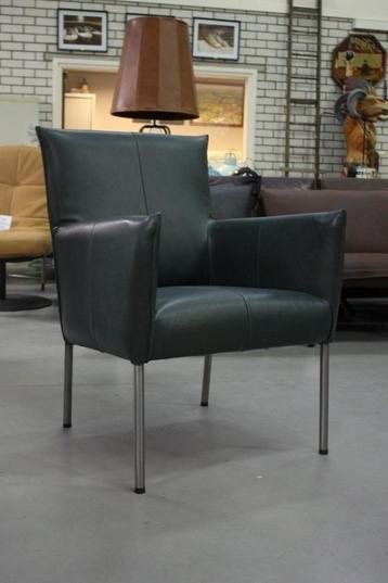 Luxe fauteuil Triton Jess Design echt leer Navy Blue modern beschikbaar voor biedingen