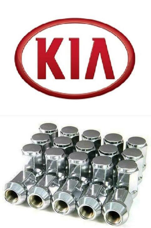 Set wielmoeren moeren Kia Sorento Sportage Picanto Rio Cee´d, Auto diversen, Wieldoppen, Nieuw, Ophalen of Verzenden
