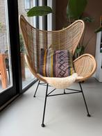 Rota Eggchair, Huis en Inrichting, Fauteuils, Ophalen of Verzenden, Zo goed als nieuw, Riet of Rotan, 75 tot 100 cm