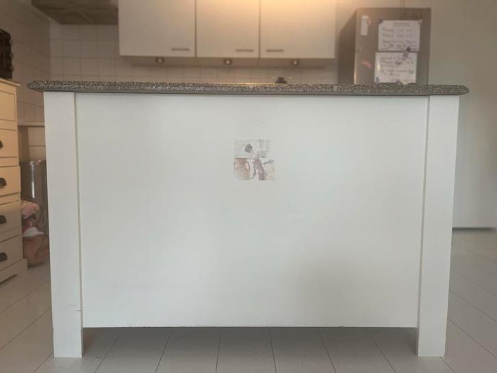 Keuken Eiland/Kast met Marmer Blad in Amstelveen, Huis en Inrichting, Keuken | Keukenelementen, Gebruikt, Minder dan 100 cm, 100 tot 150 cm