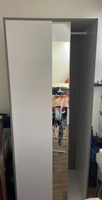 Trysil kast 202x80x61 met schuifdeuren en spiegel, Ophalen, 200 cm of meer, Met hangruimte, 50 tot 100 cm