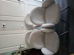 4 teddy  eetkamer stoelen, Huis en Inrichting, Stoelen, Ophalen of Verzenden, Zo goed als nieuw, Wit