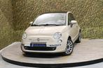 Fiat 500 1.2 Lounge | Cappuccino | Airco | Panorama, Auto's, Fiat, Stof, Gebruikt, 1242 cc, 4 cilinders