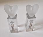 Holmegaard glazen kandelaars Hearts -Set van 2, Huis en Inrichting, Woonaccessoires | Vazen, Overige kleuren, Nieuw, Ophalen of Verzenden
