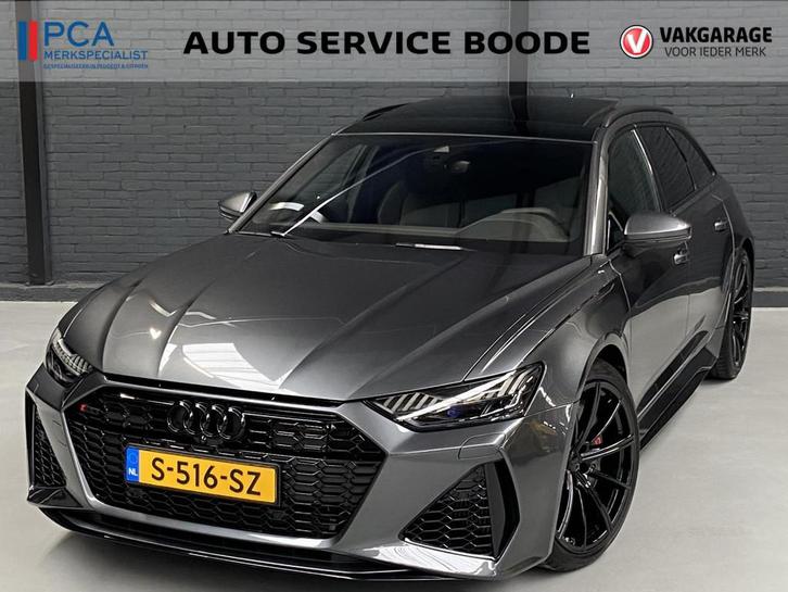 Audi RS 6 4.0 TFSI (700pk) Quattro - Dynamic Plus - keramisc, Auto's, Audi, Bedrijf, Te koop, RS6, 360° camera, 4x4, ABS, Airbags