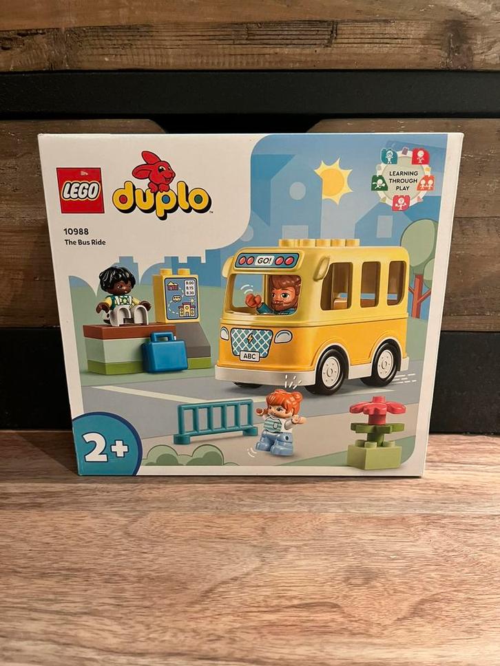 Lego Duplo Stad Het Busritje - 10988, Kinderen en Baby's, Speelgoed | Duplo en Lego, Nieuw, Duplo, Complete set, Ophalen of Verzenden