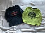 2 leuke longsleeves maat 74, Kinderen en Baby's, Babykleding | Maat 74, Ophalen of Verzenden, Zo goed als nieuw, Jongetje, Quapi
