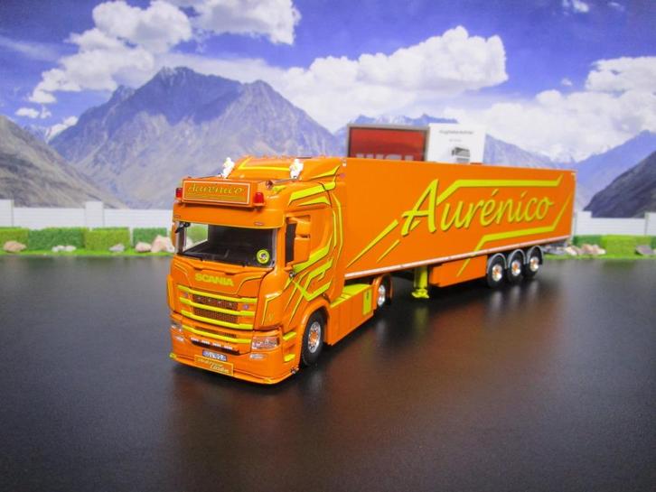 Wsi 01-4704 Aurenico , Scania R Highline CR20N, Hobby en Vrije tijd, Modelauto's | 1:50, Nieuw, Bus of Vrachtwagen, Wsi, Ophalen