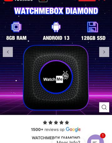Watchmebox diamond versie! beschikbaar voor biedingen