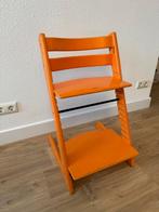 Stokke Tripp Trapp stoel origineel oranje, Kinderen en Baby's, Kinderstoelen, Ophalen, Gebruikt, Meegroeistoel