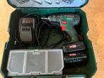 Bosch PSR 1800 Li-2 Accuboormachine, Doe-het-zelf en Verbouw, Gereedschap | Boormachines, Ophalen of Verzenden, Gebruikt, Minder dan 400 watt