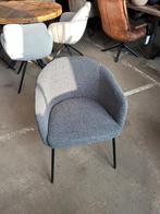 4 Eleonora Astrid eetkamerstoelen antraciet outlet korting, Huis en Inrichting, Stoelen, Ophalen, Nieuw, Vier, Grijs