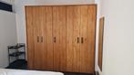 Massief eiken kledingkast Goossens Nord, Huis en Inrichting, Ophalen, 200 cm of meer, Eikenhout, Met hangruimte