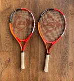 2 Dunlop junior Tennisrackets - 25 inch, Sport en Fitness, Tennis, Ophalen of Verzenden, Gebruikt, Racket, Dunlop