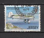 Jersey UK met een vliegtuig 1979, Verzenden, Gestempeld