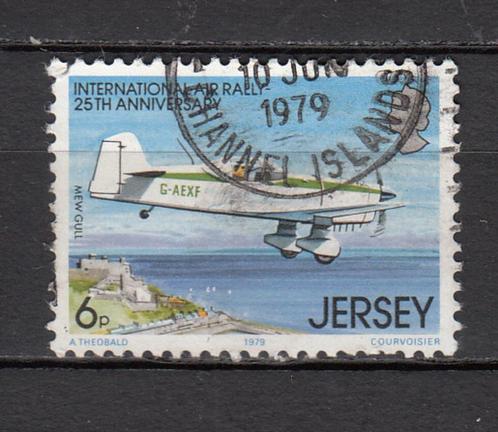 Jersey UK met een vliegtuig 1979, Postzegels en Munten, Postzegels | Europa | UK, Gestempeld, Verzenden