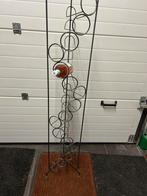 Wijnrek voor 16 flessen - Hoekmodel, Ophalen, 15 tot 25 flessen, Zo goed als nieuw, Metaal