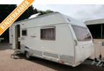 Burstner Ventana 490 TK 2004 stapelbed, middenzit, dwarsbed, Caravans en Kamperen, Caravans, 75 kg, 7 tot 8 meter, Treinzit, Dwarsbed
