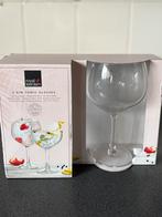 Royal Leerdam Gin-Tonic glazen, 2 nieuw in doos, Huis en Inrichting, Keuken | Servies, Glas of Glazen, Nieuw, Ophalen of Verzenden