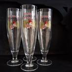 4 Bierglazen LA CHOUFFE Belgisch Blond Bier Louter Kabouter, Ophalen, Nieuw, Glas of Glazen, Overige merken