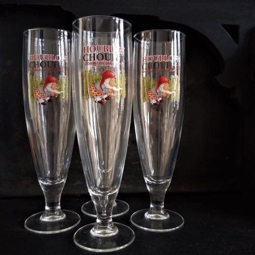 4 Bierglazen LA CHOUFFE Belgisch Blond Bier Louter Kabouter, Verzamelen, Biermerken, Nieuw, Glas of Glazen, Overige merken, Ophalen