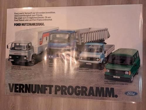Ford poster '81 Transit & trucks "Uit nieuwe, oude voorraad*, Verzamelen, Posters, Zo goed als nieuw, Film en Tv, Rechthoekig Staand